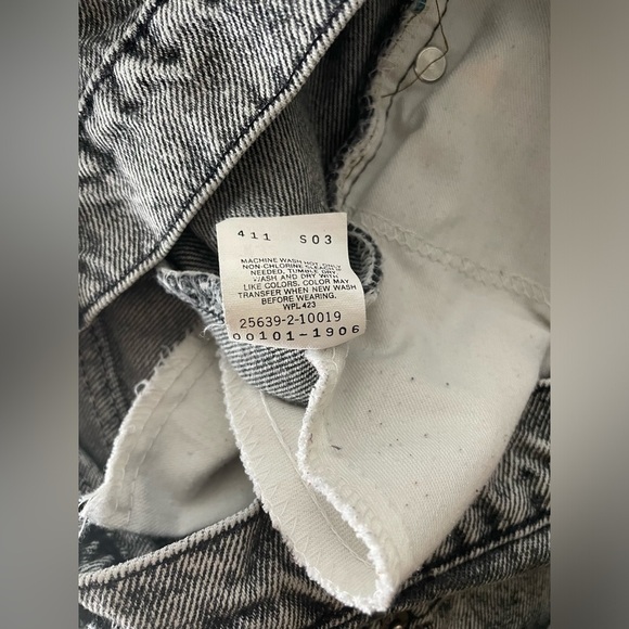 Vintage Brittania Gray Wash Mom Jeans Tapered 80s/90s High Rise Denim | W32 L30 - Picture 11 of 11